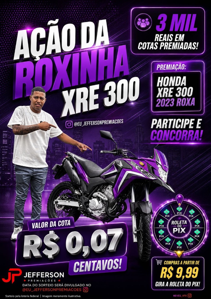 AÇÃO DA ROXINHA LIBERADA